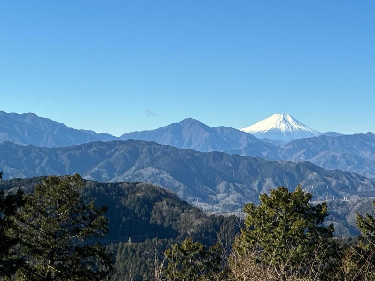 高尾山からの眺め