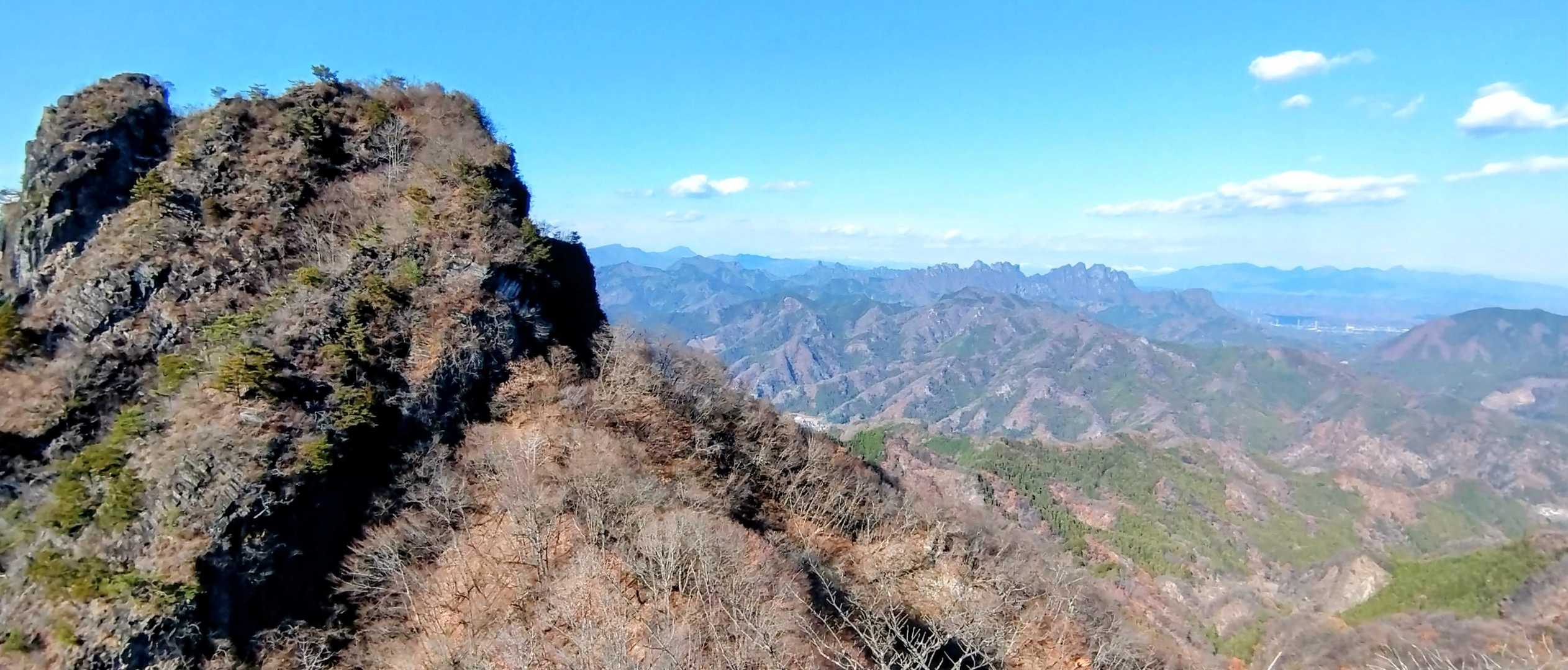 二ノ岳と妙義山