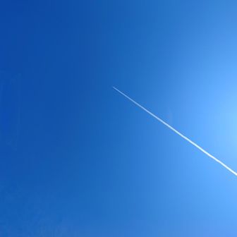 空を見上げて、あ〜なんて涼しくていい天気