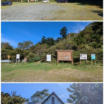 標高1600m以上にある広い瓶ヶ森登山口駐車場
登山口は一番奥から🚶‍♀️
登山道を少しあがるとトイレ（水洗ではない）があります🚻