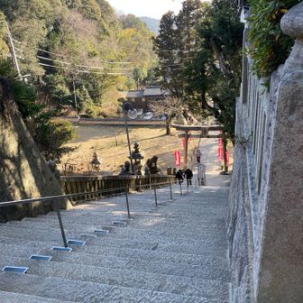 神社⛩️の方は下から🚶‍♀️〜