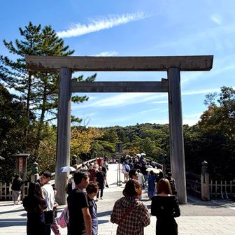 皇大神宮(伊勢神宮 内宮) 宇治橋鳥居⛩️