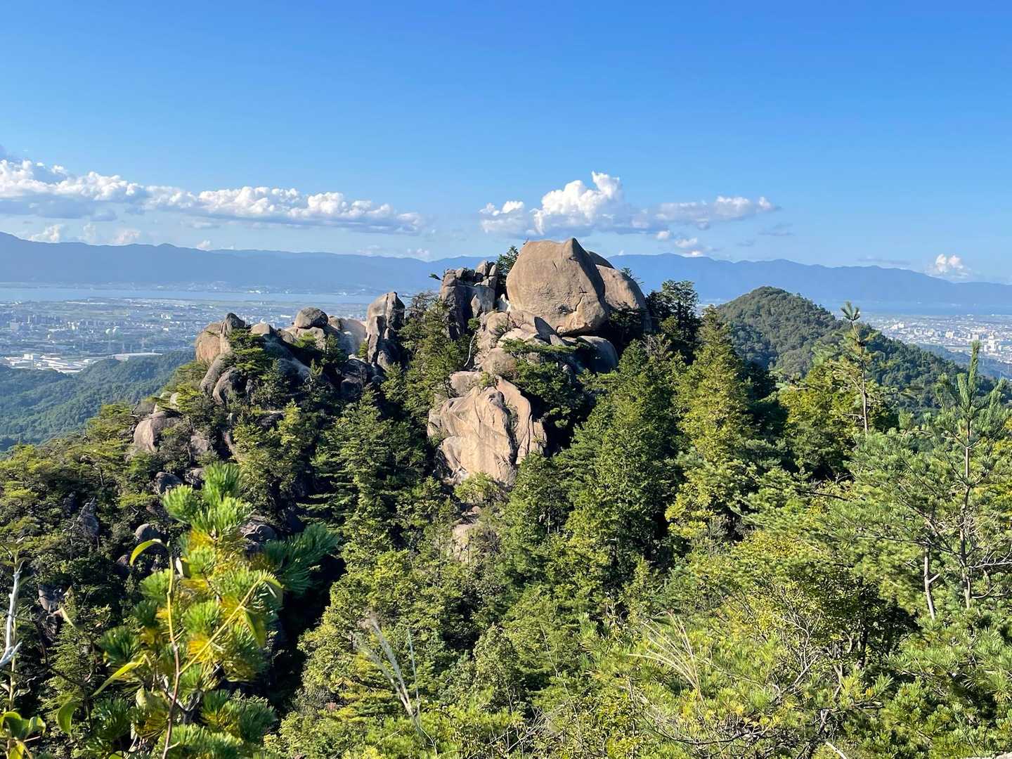 馬頭観音堂登山口-竜王山-天狗岩 往復コースの写真