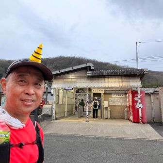 4人で吉備津駅に行ってゴール❗️（YAMAP終了）
そして再びゴール地点に戻ると…