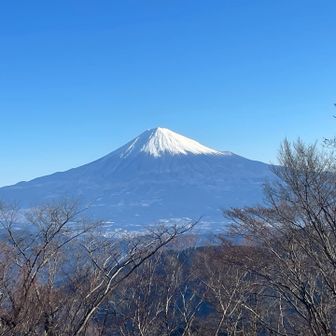 山頂からのふじさん
