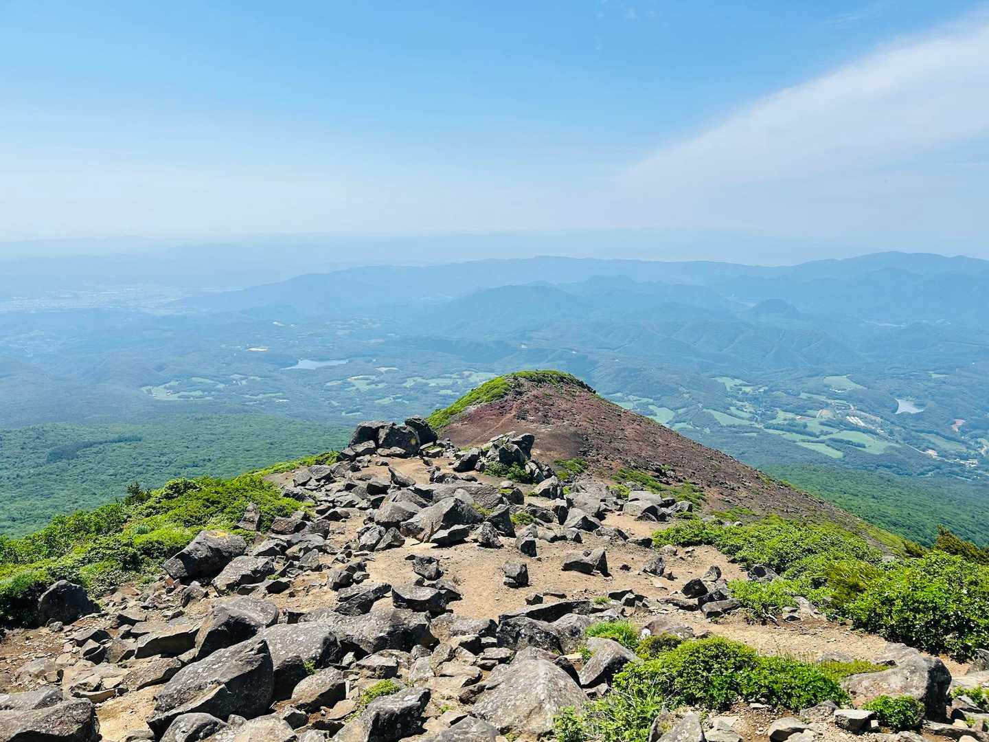 白石スキー場登山口-白石女子校小屋跡-不忘山-南屏風岳 往復コースの写真