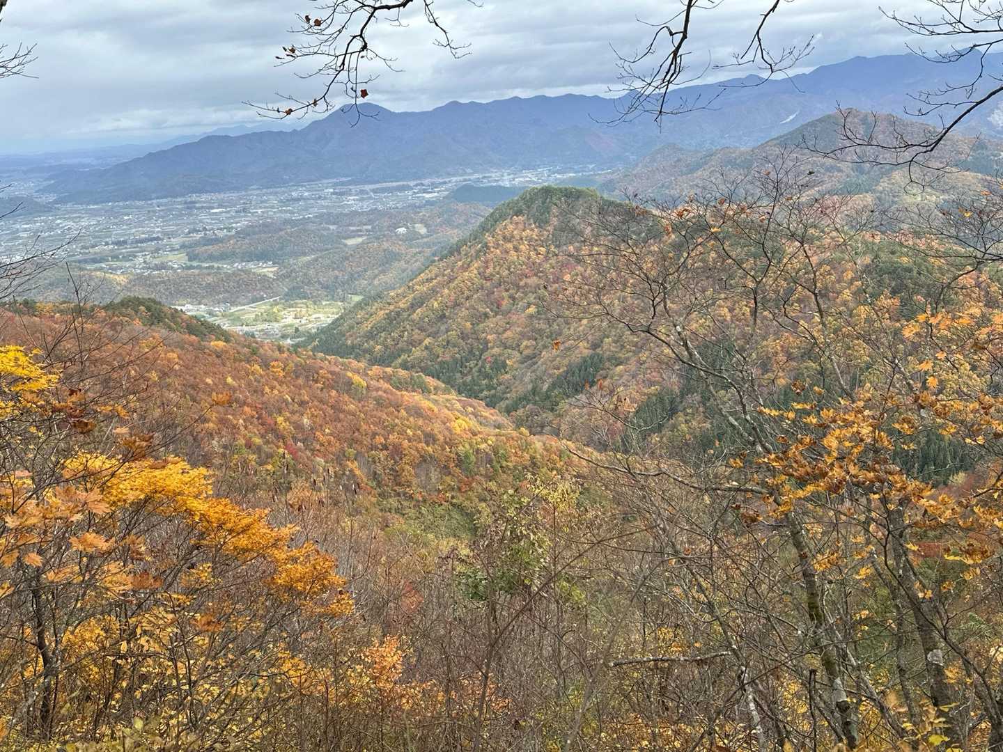 麓の紅葉も素敵です。