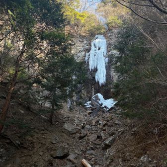 滝　　水量少なめ