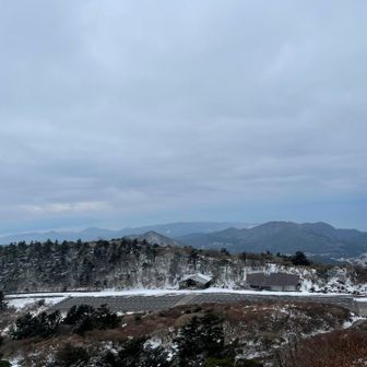 今日は１日仁田循環道路は通行止め❄️