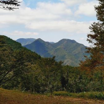 古御岳（左）伊豆ヶ岳（右）ですって