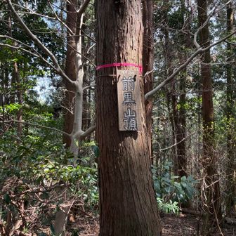 八座目🐝　前黒山登頂です⛰️