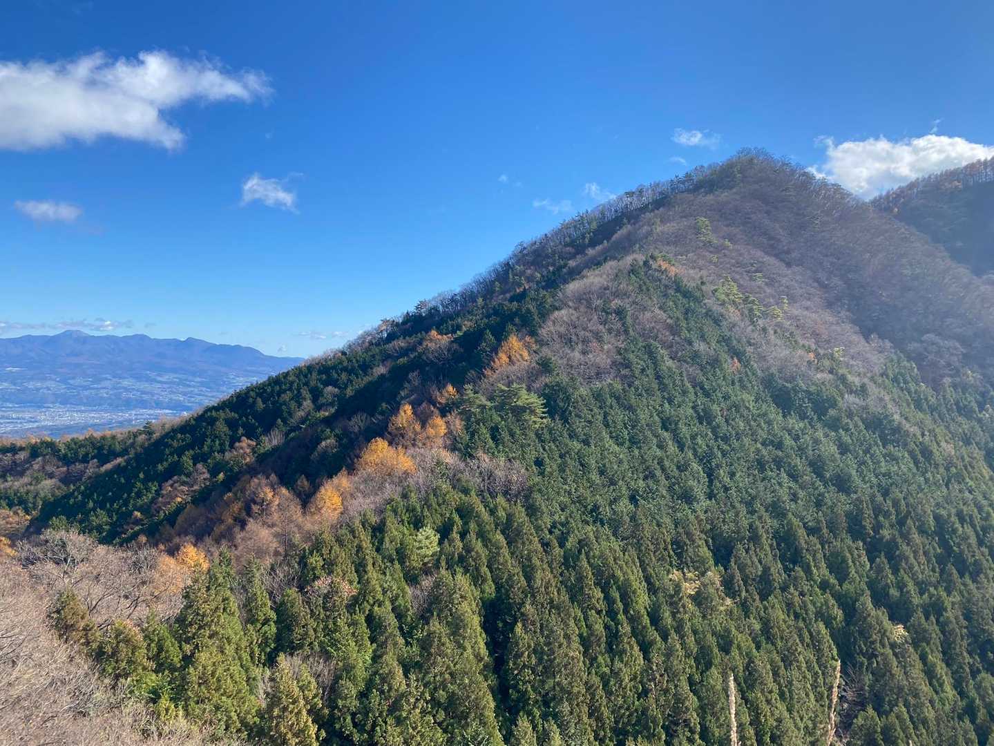 これから向かう伯耆山。