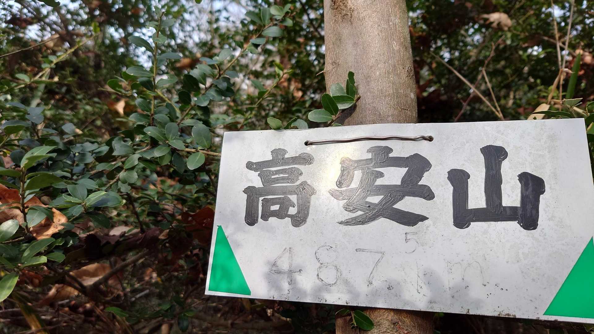 なんと健気な感じ…😅
高安山▲487m
信貴山から歩くこと15分くらい👣眺めは…うーんﾃﾞｽ