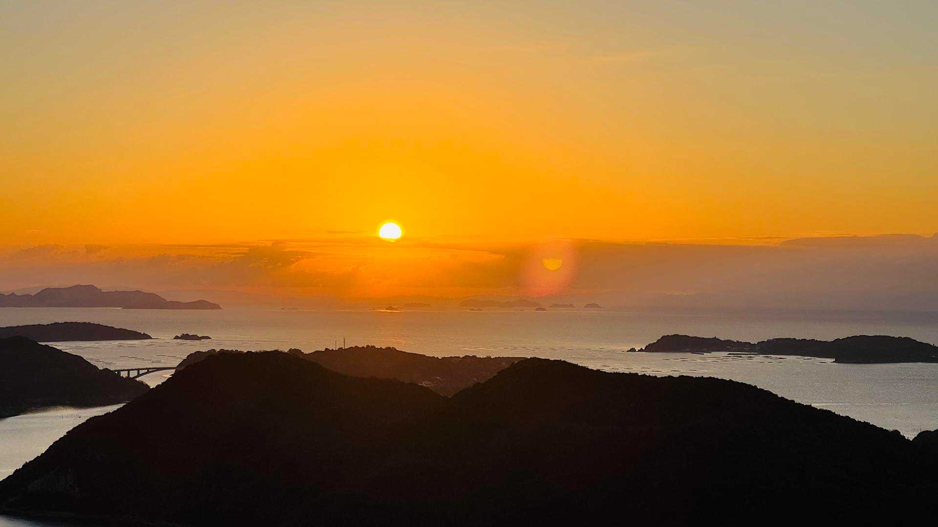 天気も良く最高の初日の出が見れました☀️