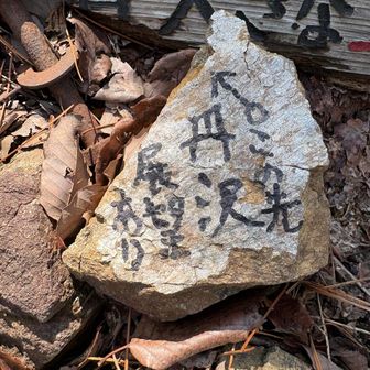 この先丹沢展望あり、とな