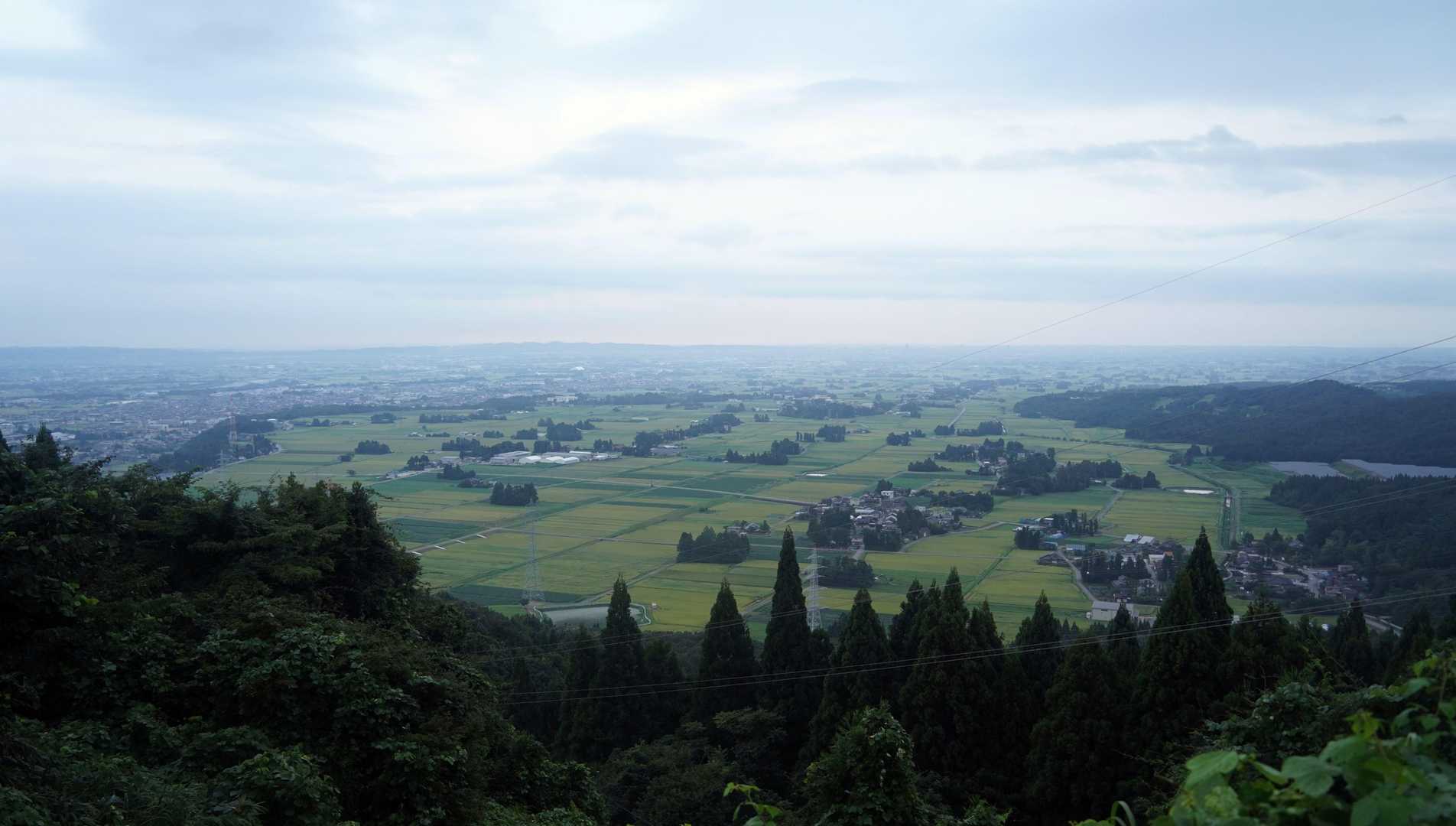 砺波平野の散居集落