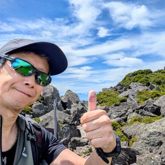 Ⅲ峰をバックに🤳