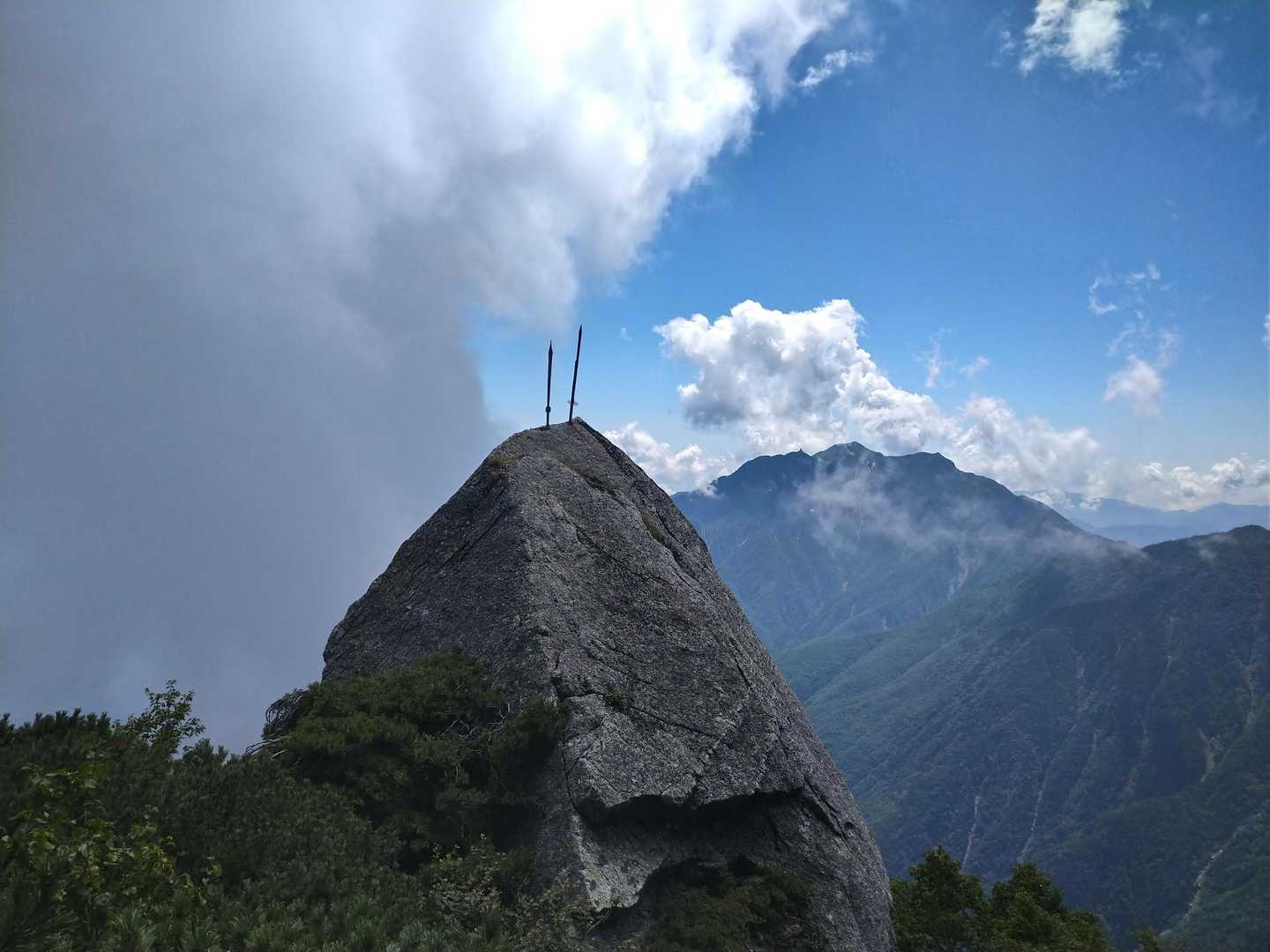 剣と鳳凰三山