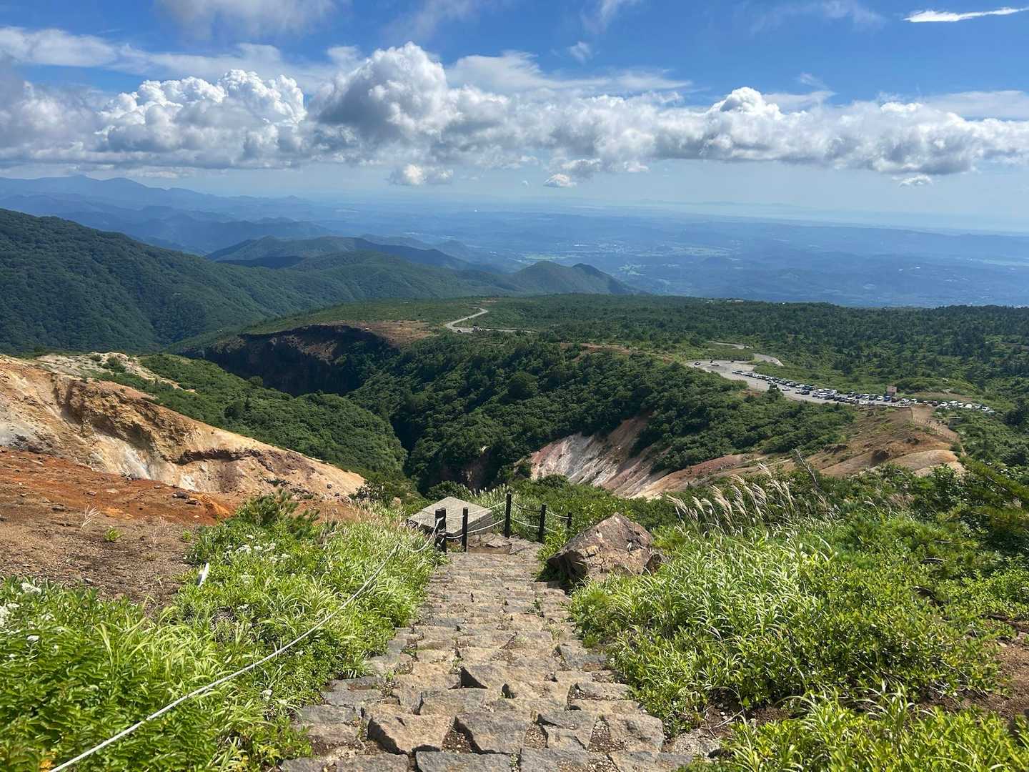 大黒天登山口-刈田岳-蔵王山 往復コースの写真