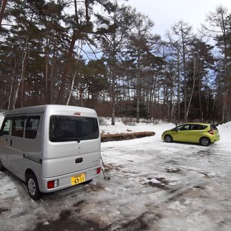 午後１時半、一の鳥居苑地🅿️スタート
怒られそう😝