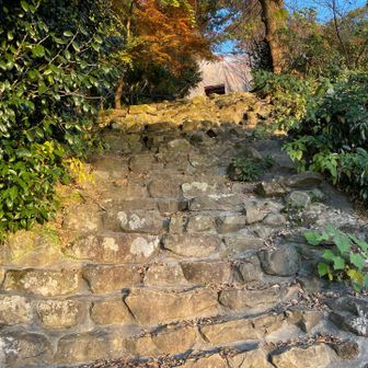 常楽寺の山門は工事中