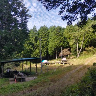 キャンプ場に２張⛺