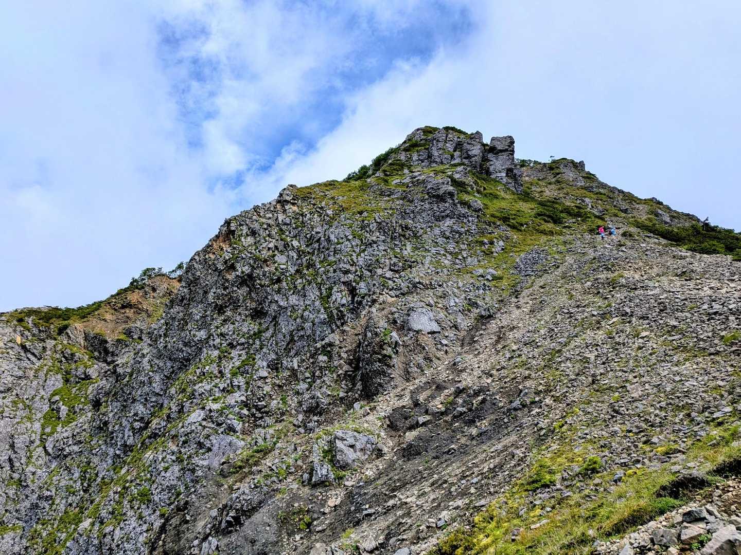 西ギボシに向かいます！
カッコいい山容⛰️