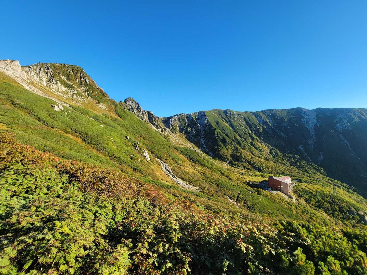 千畳敷駅-島田娘-濁沢大峰-檜尾岳 往復コースの写真