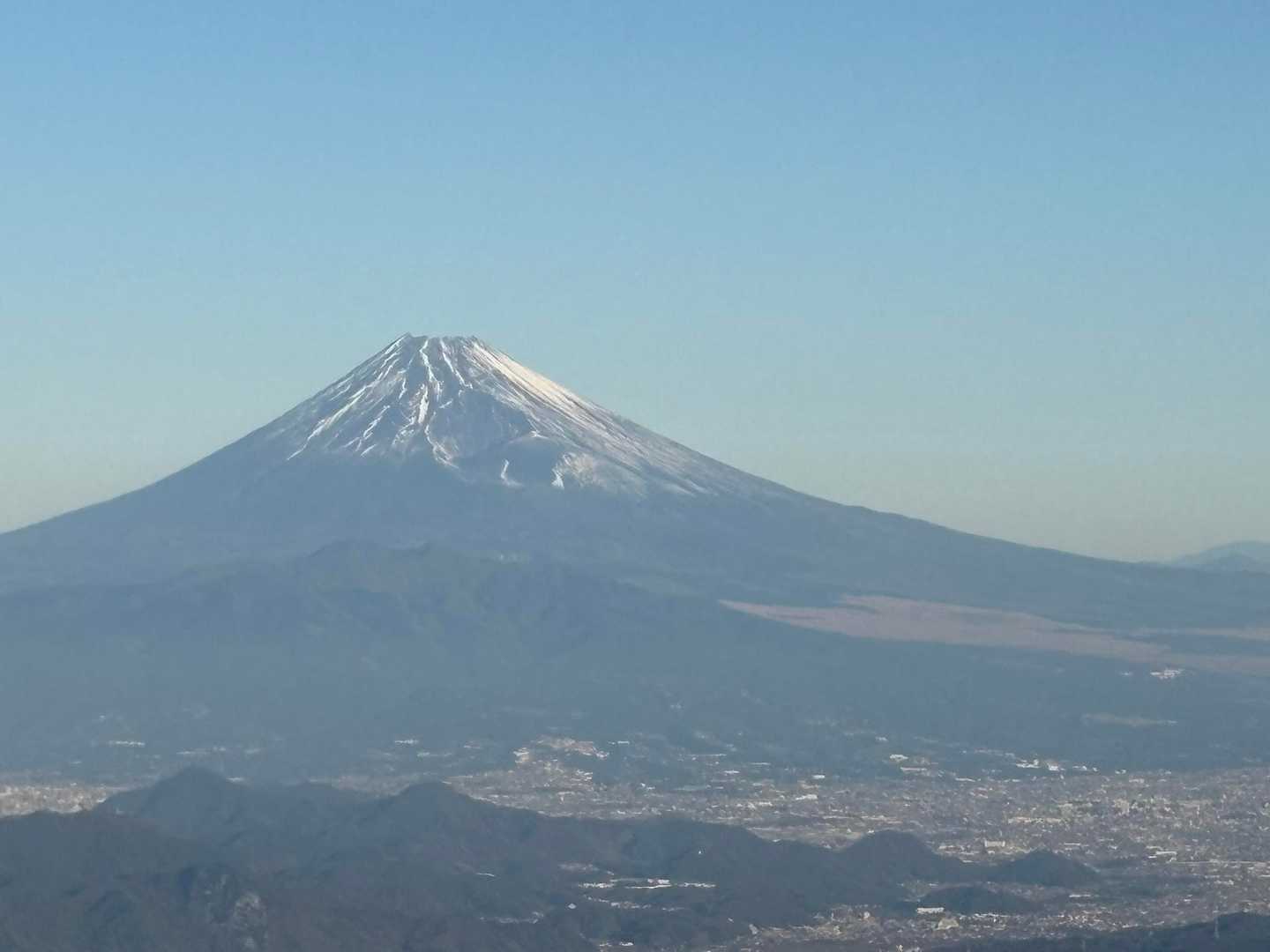 隠れない富士山🗻裾野ひろ〜い！