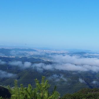岡山市もくっきりと