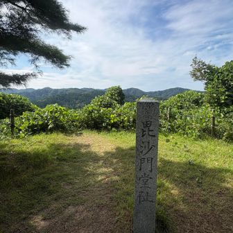 上杉謙信といえば毘沙門天　
