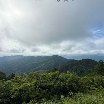 これから向かう小仏城山や高尾山♪
