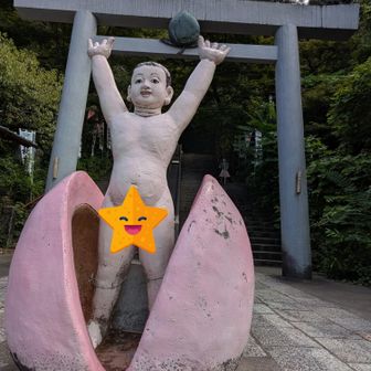 桃太郎の桃太郎に
★を入れておきます。