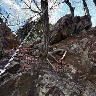 下山は気を付けて、ロープをしっかり掴んで降ります⸜(*ˊᗜˋ*)⸝