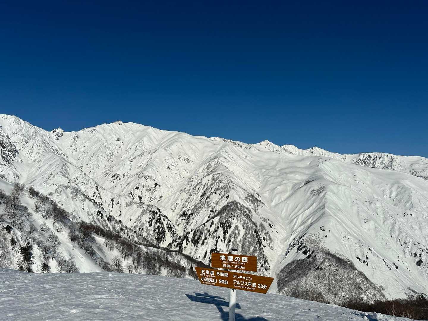 白馬三山、唐松😍