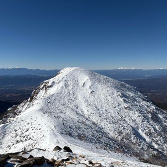 歩いてきた西天狗岳