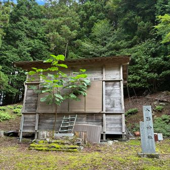 こんな山奥にしっかりとした建造物が。
無事に下山できますように。