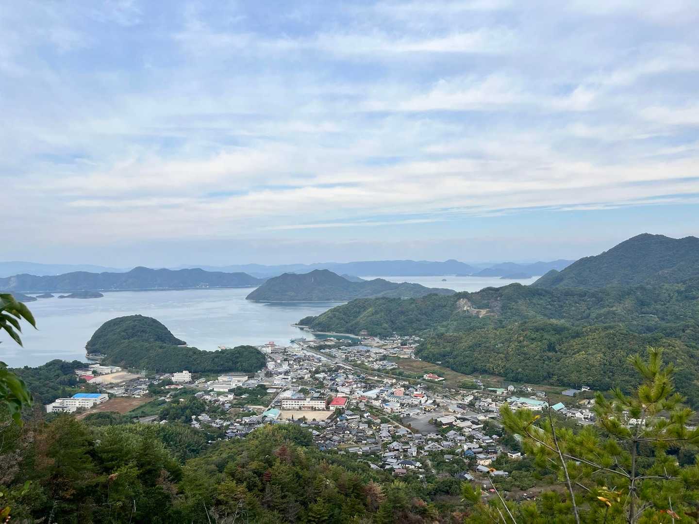 目の前は海