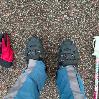 チェーンアイゼン装着して確認