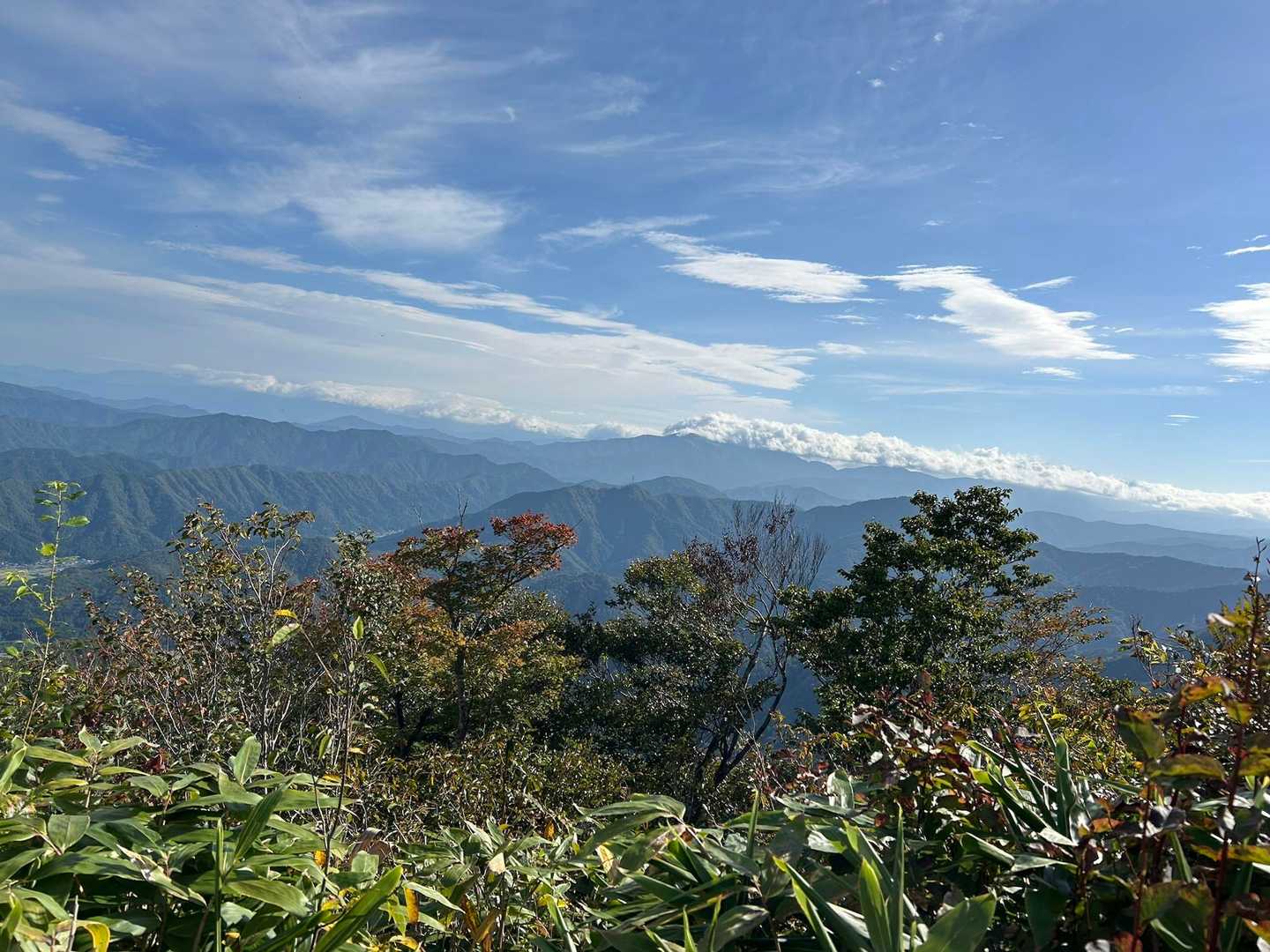 山頂らの白山❤️
