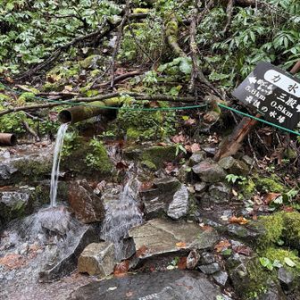力水。とても冷たいです。