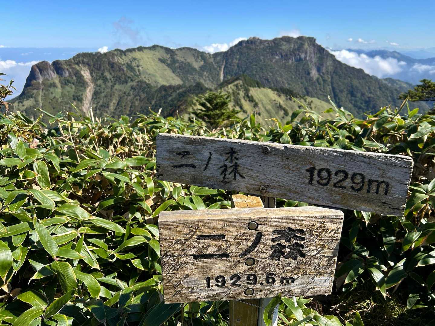 保井野登山口-堂ヶ森-二ノ森-天狗岳 周回コースの写真