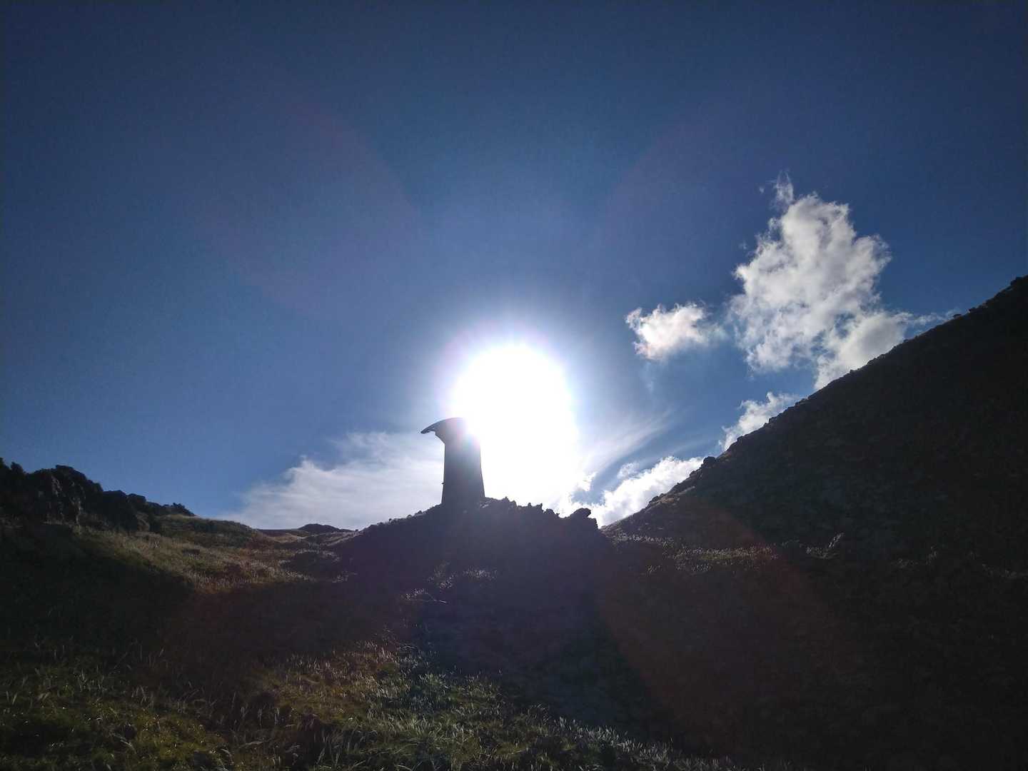 仙酔峡登山口-中岳-馬の背 往復コースの写真