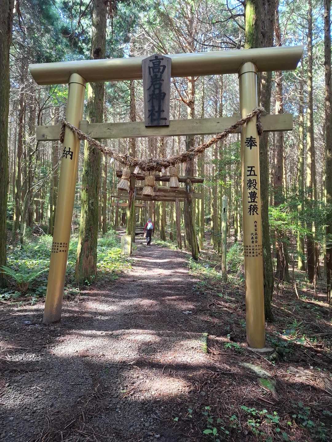 高岩山 往復コースの写真