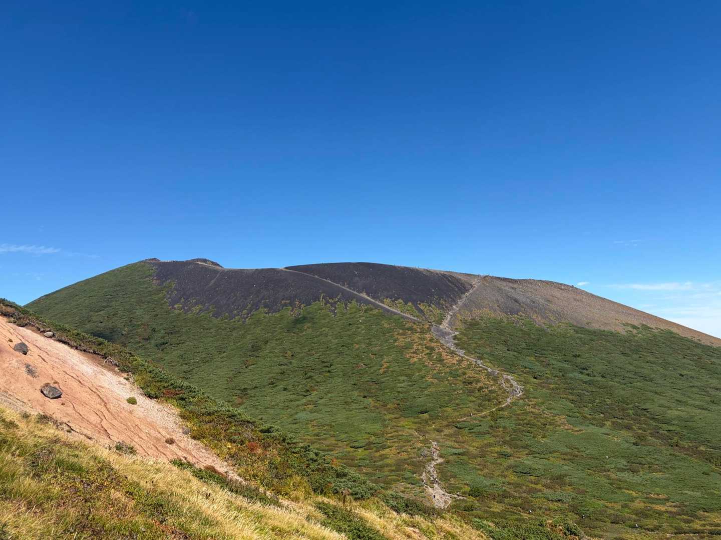 すごいたくさんの人たちが登ってます
登山日和