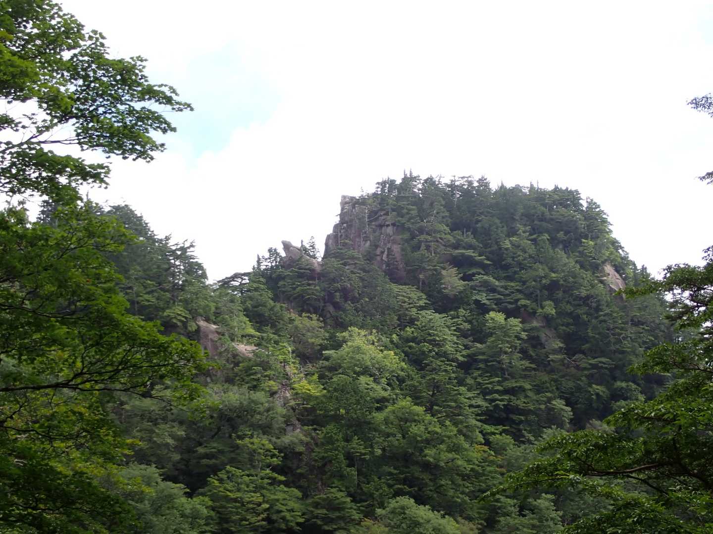 釈迦ヶ岳 往復コースの写真