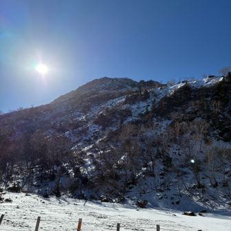 雪の白根山にいつか登れますように