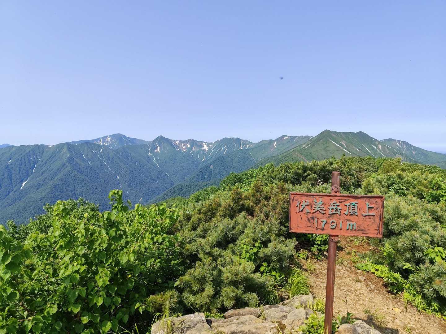 幌尻岳、戸蔦別岳、北戸蔦別岳、ピパイロ岳