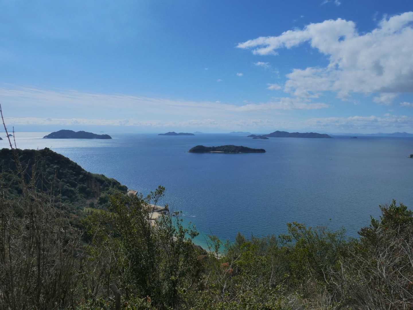 島トレッキングコース入口-高山-飛龍大神-陸軍軍人墓地-開 縦走コースの写真