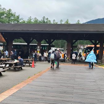 上高地バスターミナルに無事到着。
ありがとうございました。